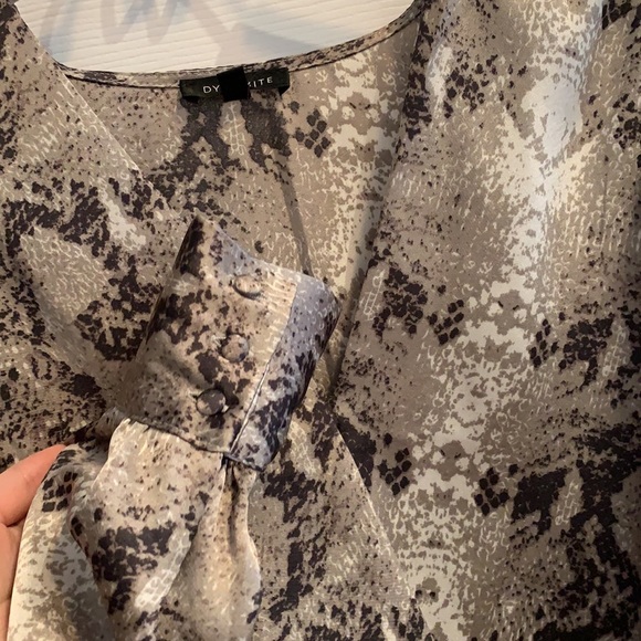 Snake print bodysuit - satin effect - Picture 2 of 2